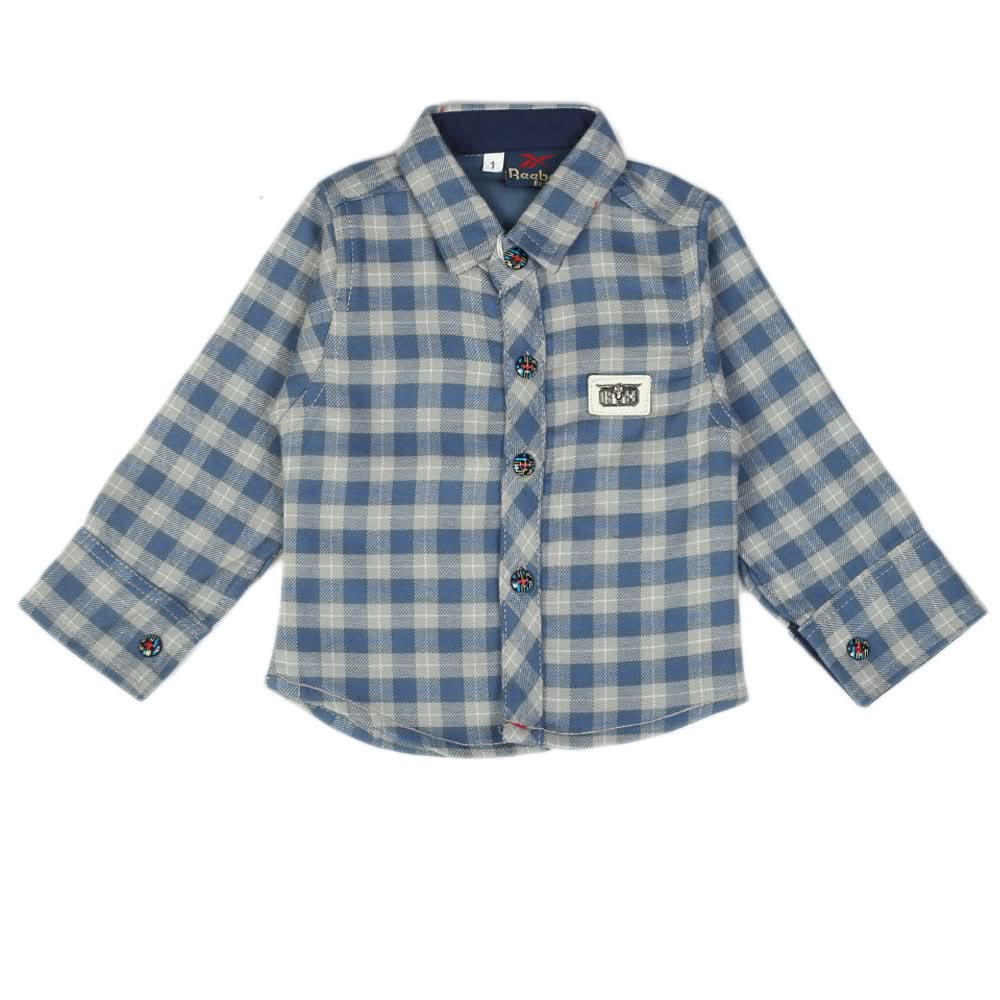 Newborn Boys Full Sleeves Shirt - Multi, Newborn Boys Shirts & T-Shirts, Chase Value, Chase Value