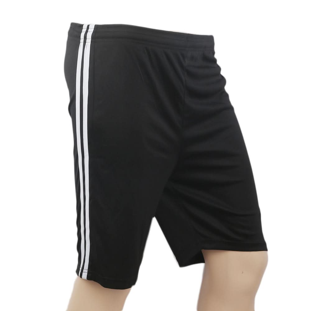Men's Embroidered Stripe Short - Black, Men, Shorts, Chase Value, Chase Value