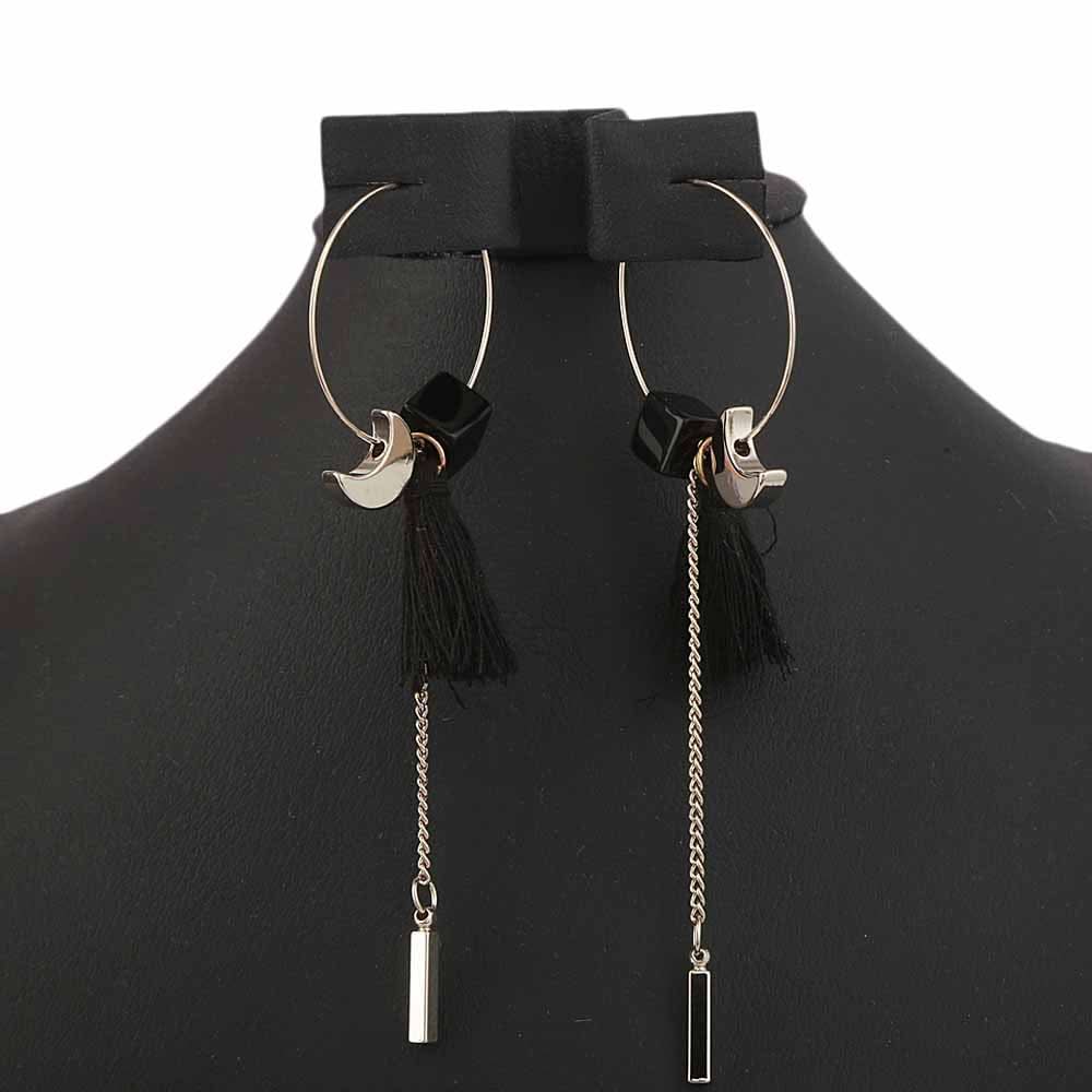 Women's Earring - Black, Women, Earrings & Tops, Chase Value, Chase Value