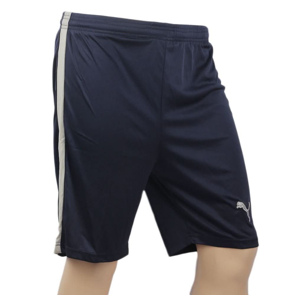 Men's Embroidered Stripe Short - Navy Blue, Men, Shorts, Chase Value, Chase Value