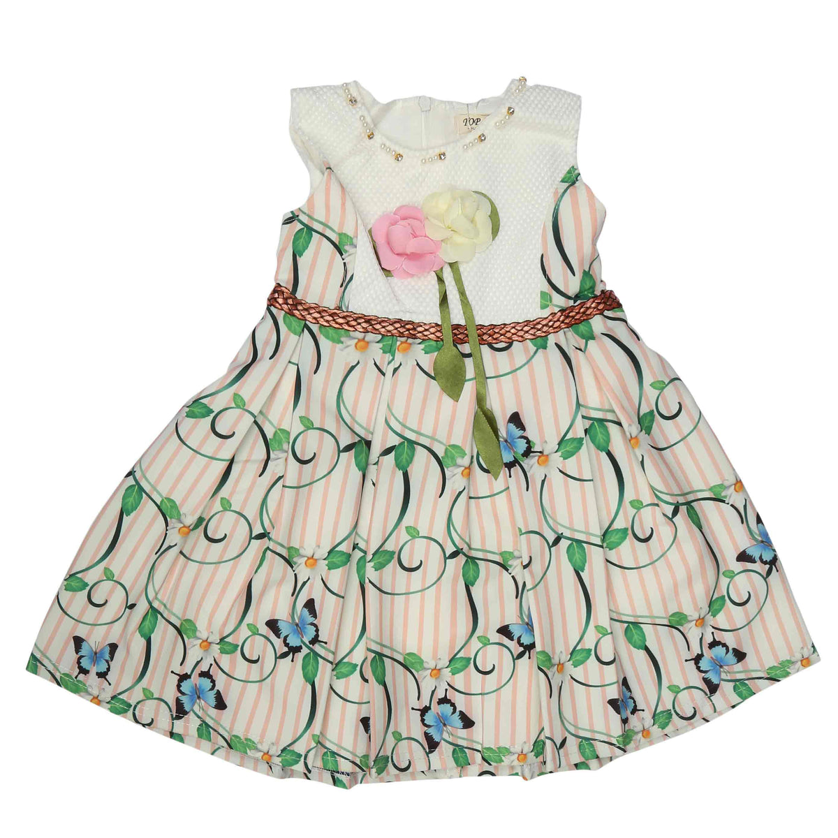 Girls Fancy Frock - Peach, Kids, Girls Frocks, Chase Value, Chase Value