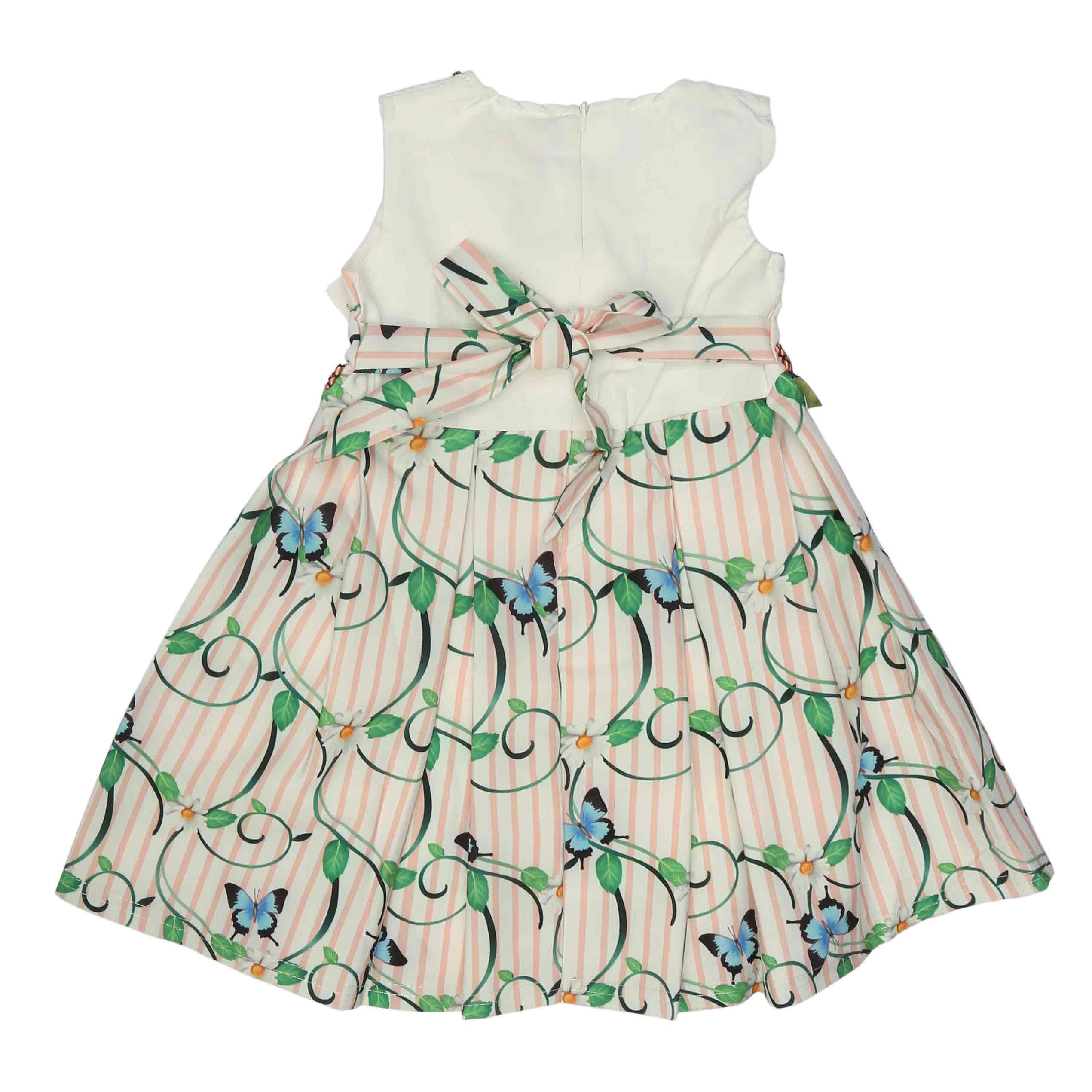 Girls Fancy Frock - Peach, Kids, Girls Frocks, Chase Value, Chase Value