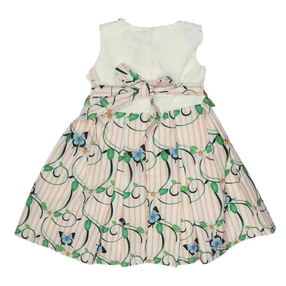 Girls Fancy Frock - Peach, Kids, Girls Frocks, Chase Value, Chase Value