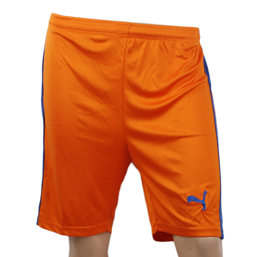 Men's Embroidered Stripe Short - Orange, Men, Shorts, Chase Value, Chase Value