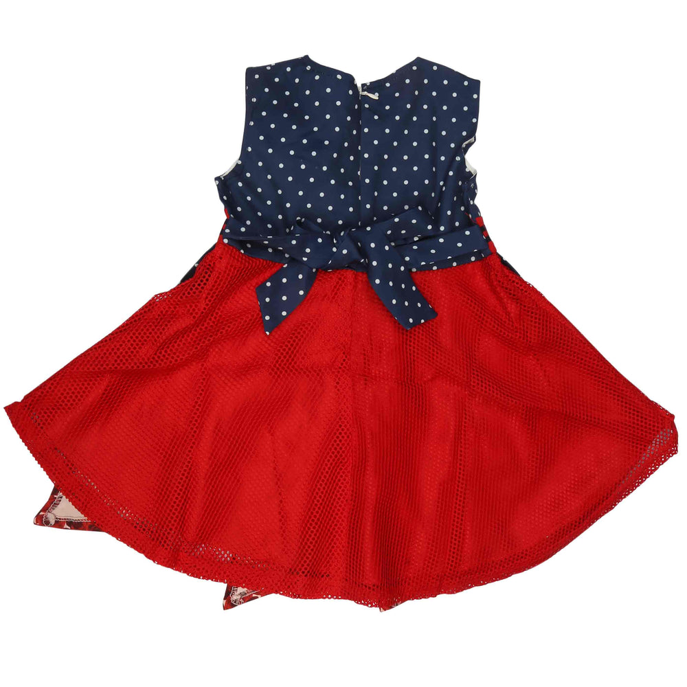 Girls Fancy Frock - Red, Kids, Girls Frocks, Chase Value, Chase Value