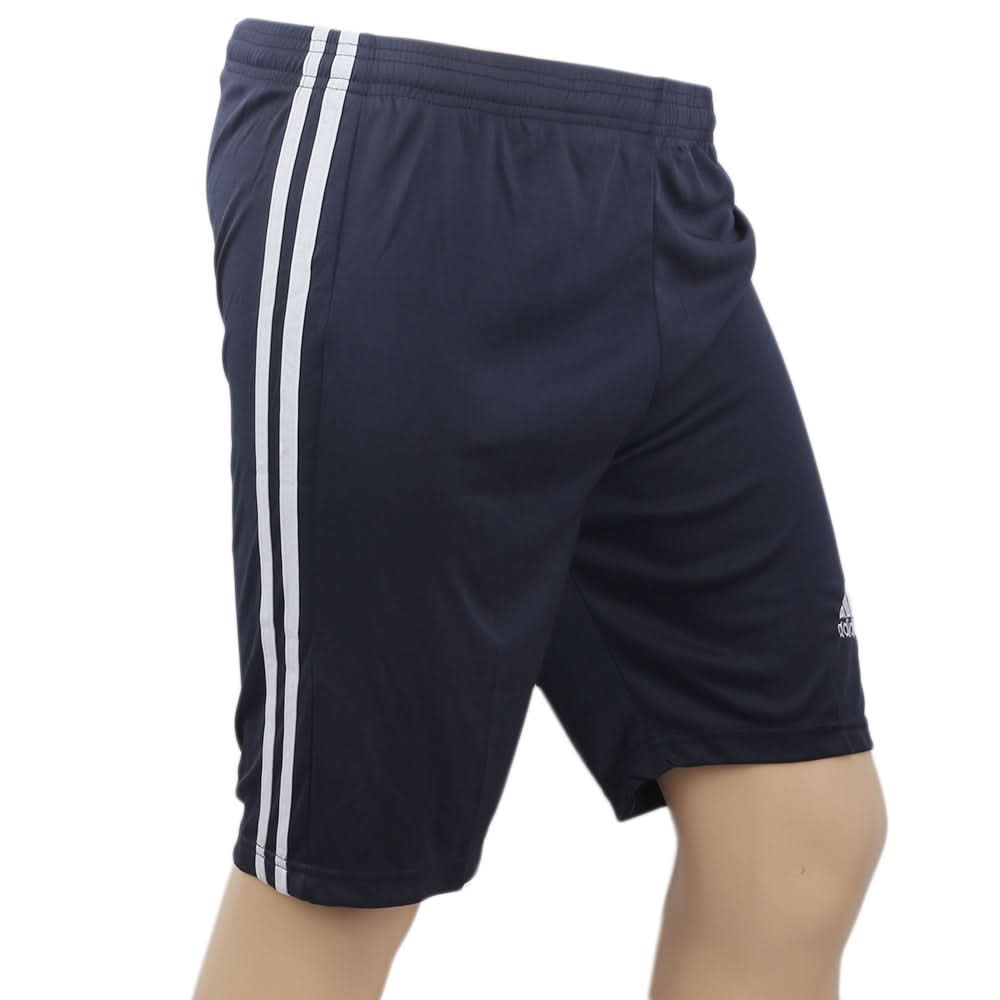 Men's Embroidered Stripe Short - Navy Blue, Men, Shorts, Chase Value, Chase Value