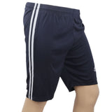 Men's Embroidered Stripe Short - Navy Blue, Men, Shorts, Chase Value, Chase Value