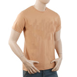 Men's Half Sleeves Printed T-Shirt - Peach, Men, T-Shirts And Polos, Chase Value, Chase Value