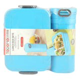 Homeo Lunch Box With Water Bottle (6702) - Blue, Kids, Tiffin Boxes And Bottles, Chase Value, Chase Value