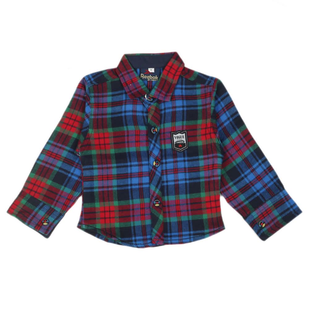 Newborn Boys Full Sleeves Shirt - Multi, Newborn Boys Shirts & T-Shirts, Chase Value, Chase Value
