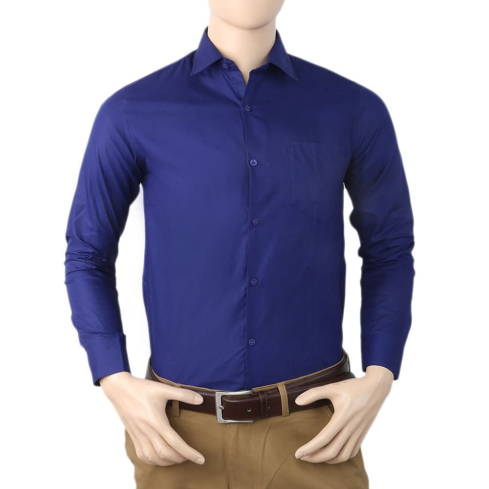 Men's Formal Shirt - Royal Blue, Men, Shirts, Chase Value, Chase Value