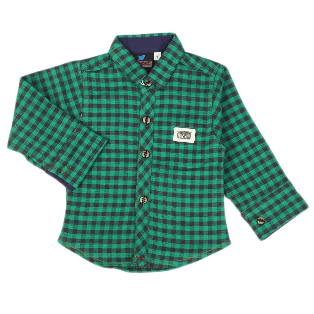 Newborn Boys Full Sleeves Shirt - Multi, Newborn Boys Shirts & T-Shirts, Chase Value, Chase Value