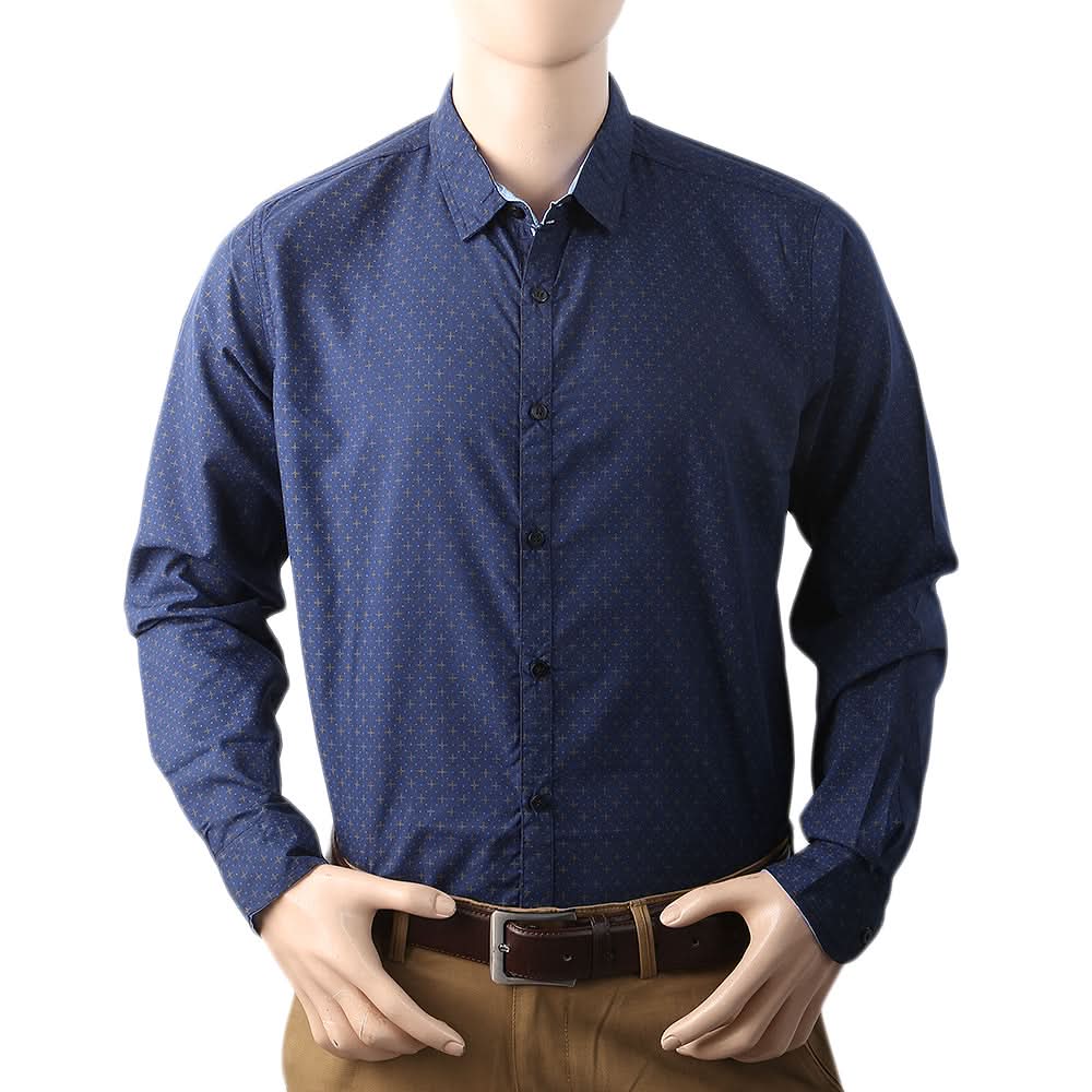 Men's Casual Shirt - Navy Blue, Men, Shirts, Chase Value, Chase Value