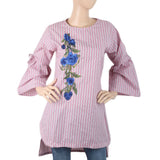 Women's  Embroidered Kurti - Pink, Women, Ready Kurtis, Chase Value, Chase Value