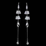 Women's Zircon Earring - Silver, Women, Earrings & Tops, Chase Value, Chase Value