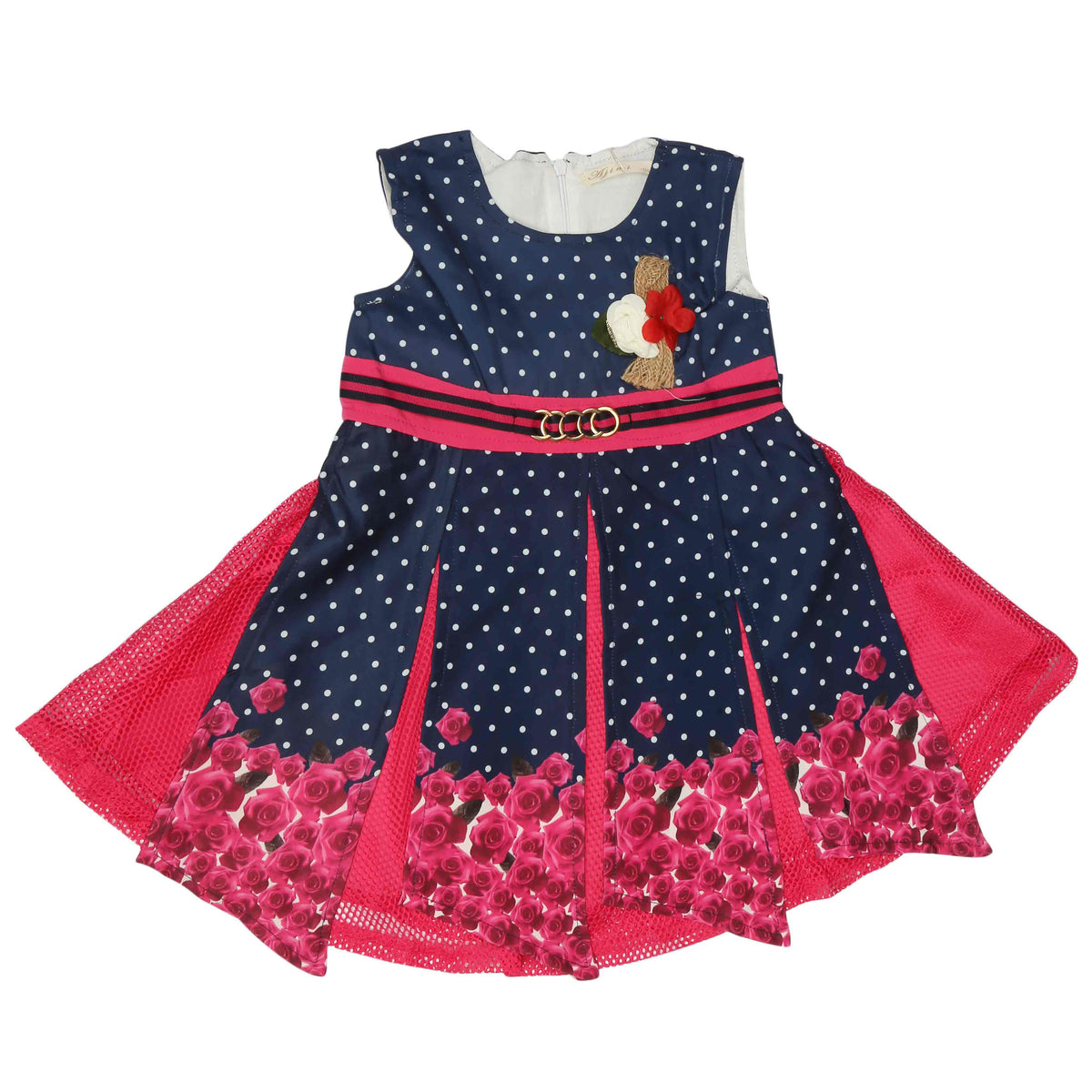 Girls Fancy Frock - Dark Pink, Kids, Girls Frocks, Chase Value, Chase Value