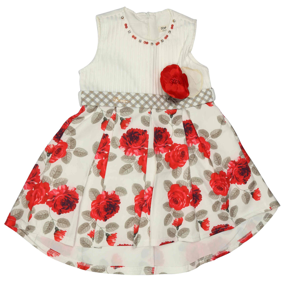Girls Fancy Frock - Red, Kids, Girls Frocks, Chase Value, Chase Value