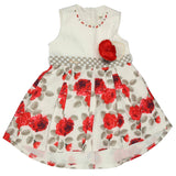 Girls Fancy Frock - Red, Kids, Girls Frocks, Chase Value, Chase Value