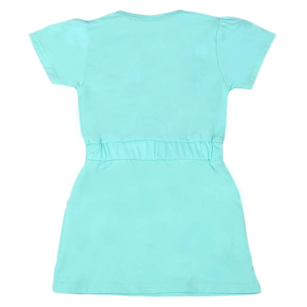 Girls H/S long T-shirt-Cyan, Kids, Girls T-Shirts, Chase Value, Chase Value