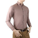 Men's Formal Shirt - Brown, Men, Shirts, Chase Value, Chase Value