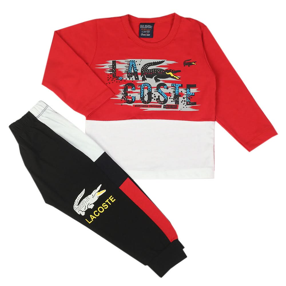 Boys Full Sleeves Suit - Red, Boys Sets & Suits, Chase Value, Chase Value
