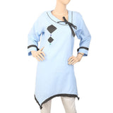 Women's Denim Kurti - Light Blue, Women, Ready Kurtis, Chase Value, Chase Value