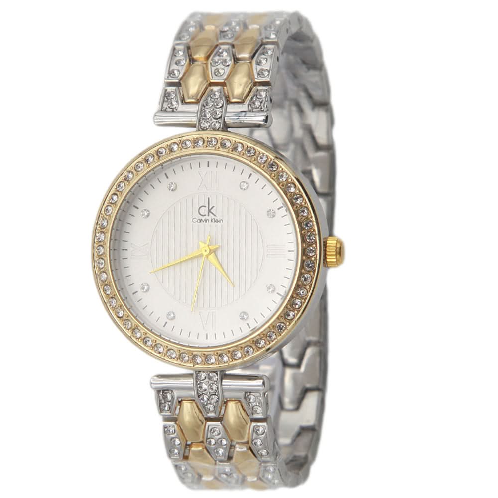 Women's Fancy Watch - Golden, Women, Watches, Chase Value, Chase Value