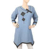Women's Denim Kurti - Dark-Blue, Women, Ready Kurtis, Chase Value, Chase Value