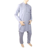 Men's Mashriq Short Kurta Pajama S-5411 - Purple, Men, Shalwar Kameez, Chase Value, Chase Value