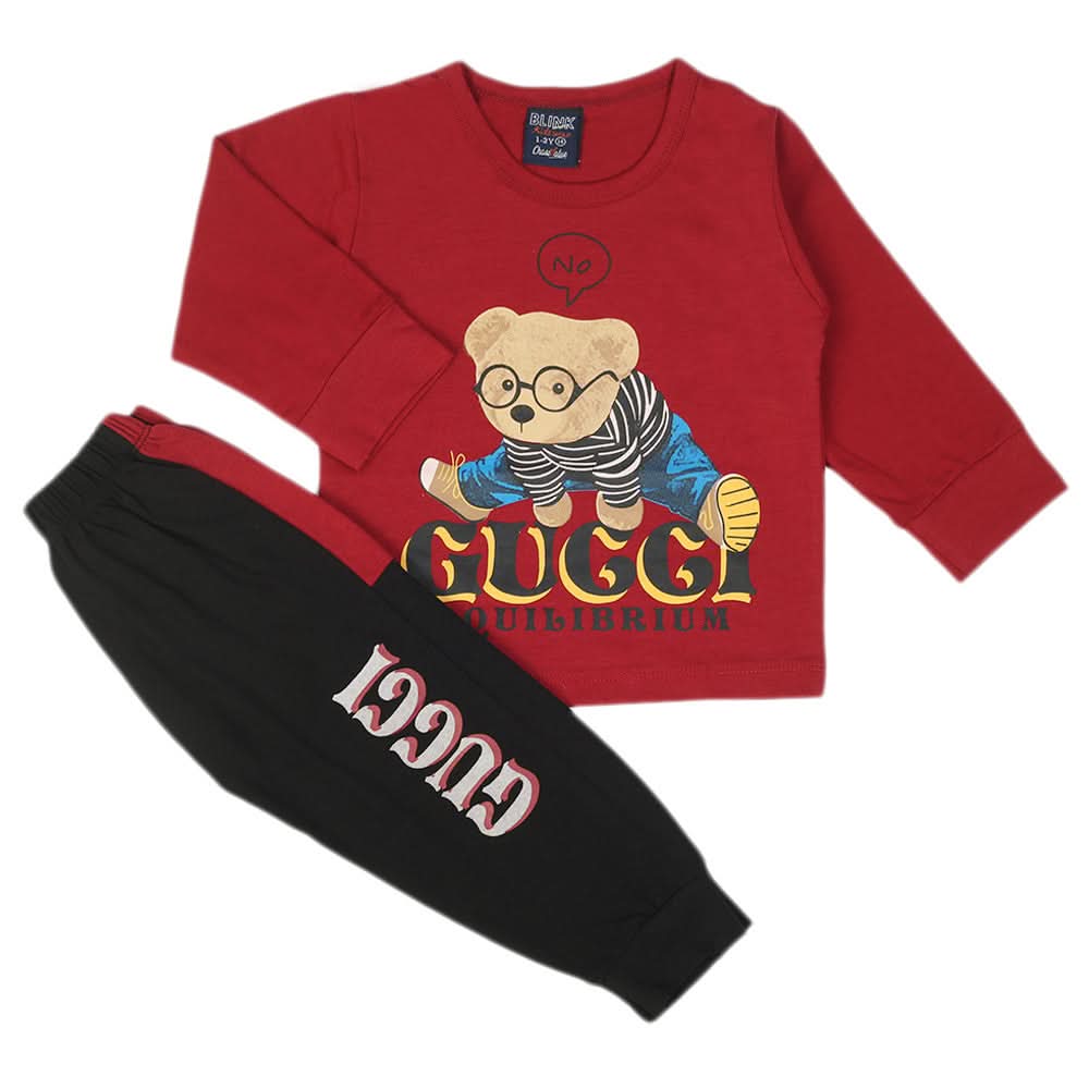 Boys Full Sleeves Suit - Maroon, Boys Sets & Suits, Chase Value, Chase Value