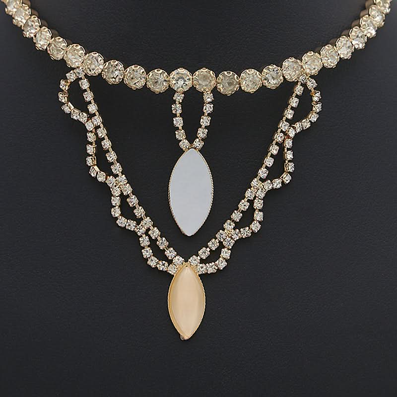 Women's Choker Necklace Set - Golden, Women, Jewellery Set, Chase Value, Chase Value