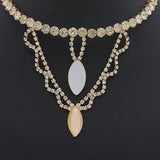Women's Choker Necklace Set - Golden, Women, Jewellery Set, Chase Value, Chase Value