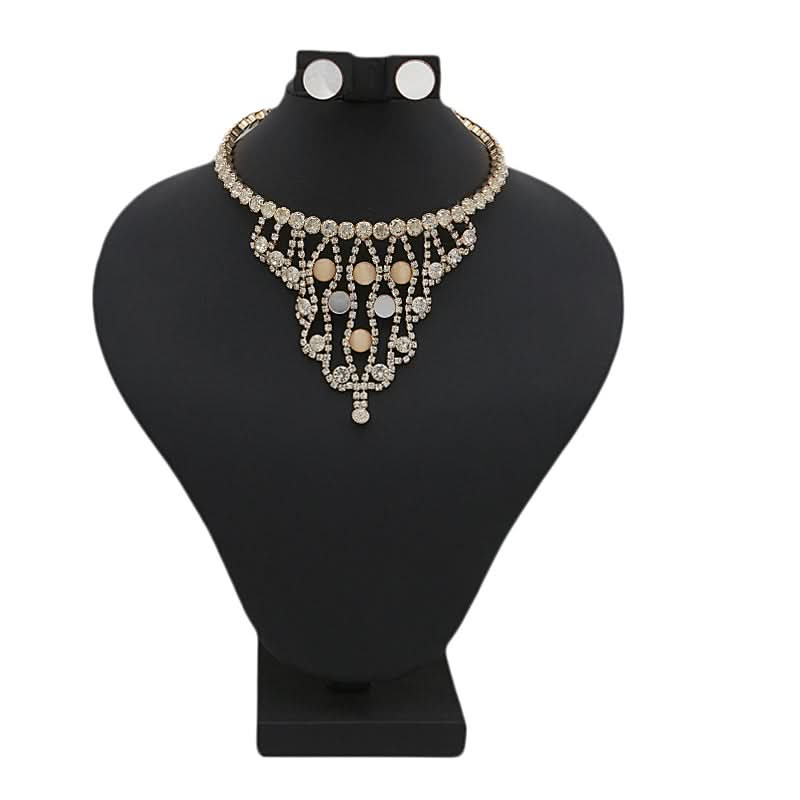 Women's Choker Necklace Set - Golden, Women, Jewellery Set, Chase Value, Chase Value