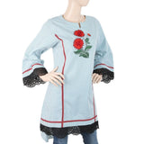 Women'S  Embroidered Kurti With Tape - Sea-Green, Women, Ready Kurtis, Chase Value, Chase Value