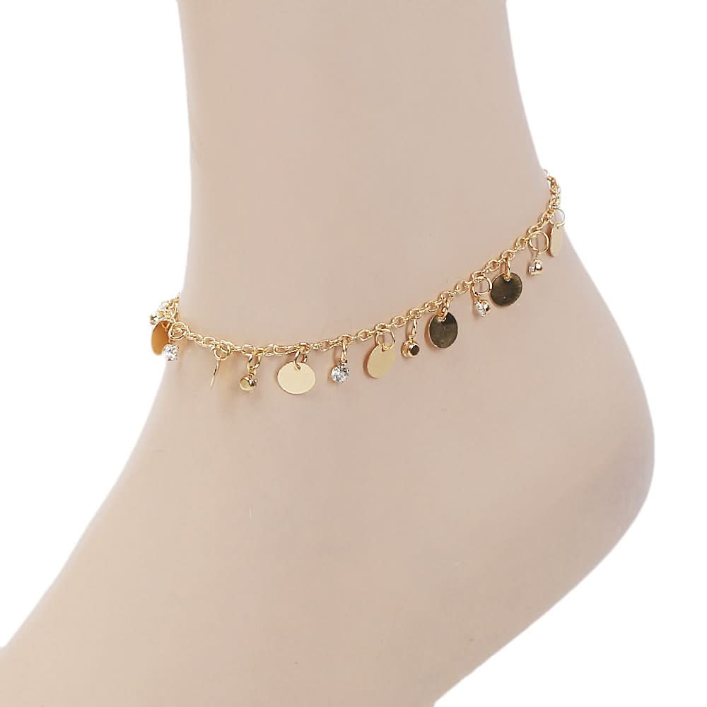 Women's Anklet - Golden, Women, Foot Jewellery, Chase Value, Chase Value