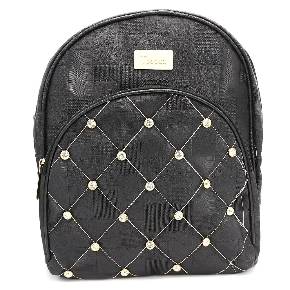 Women's Backpack 7575 - Black, Women, Bags, Chase Value, Chase Value