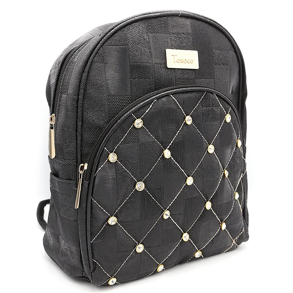 Women's Backpack 7575 - Black, Women, Bags, Chase Value, Chase Value