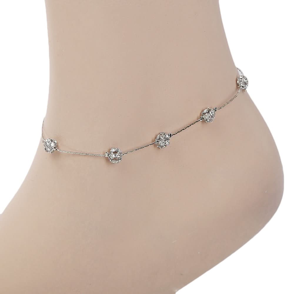 Women's Anklet - Silver, Women, Foot Jewellery, Chase Value, Chase Value