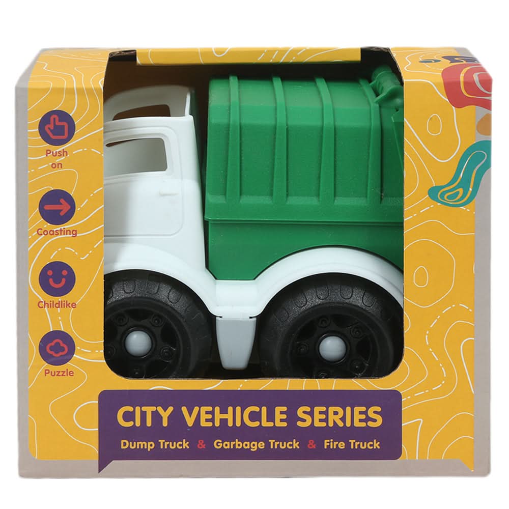 City Vehicle Series Garbage Truck, Kids, Non-Remote Control, Chase Value, Chase Value