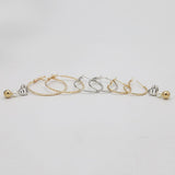 Women's Ear Bali+Tops - Golden, Women, Earrings & Tops, Chase Value, Chase Value