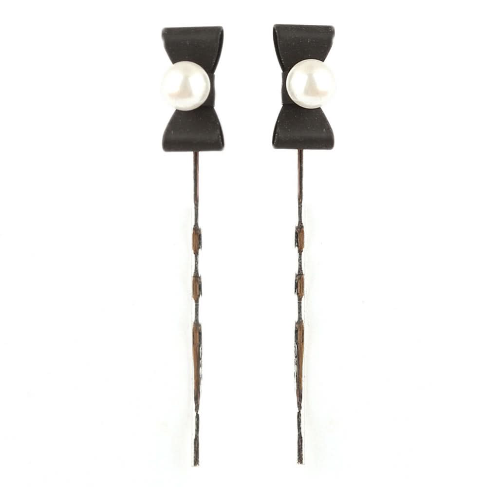 Women's Hair Pin 2 Pcs - Black, Women, Hair And Head Jewellery, Chase Value, Chase Value