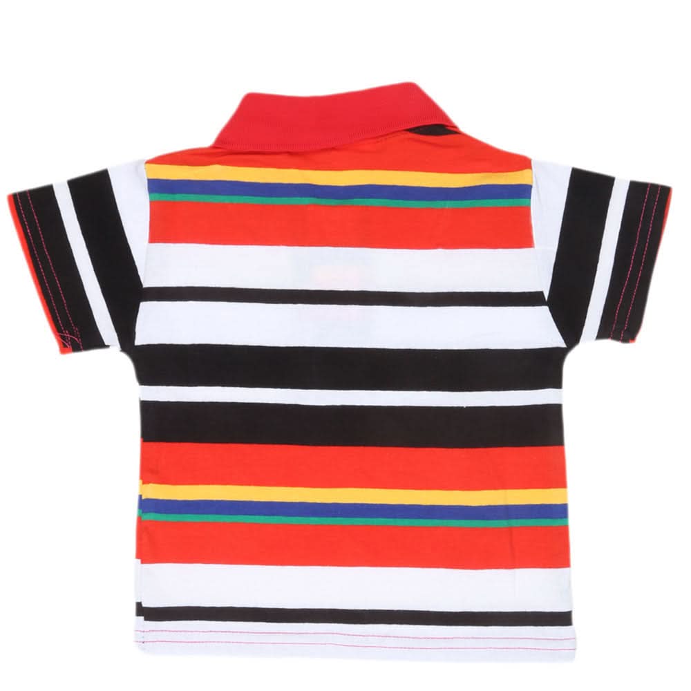 Boys Half Sleeves Polo T-Shirts Pack Of 3, Kids, Boys T-Shirts, Chase Value, Chase Value