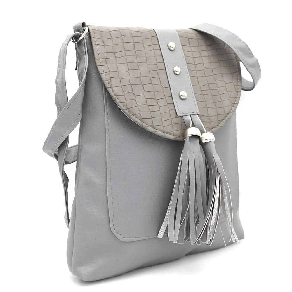 Women's Shoulder Bag ZH-46 - Grey, Women, Bags, Chase Value, Chase Value