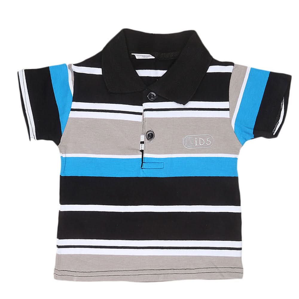 Boys Half Sleeves Polo T-Shirts Pack Of 3, Kids, Boys T-Shirts, Chase Value, Chase Value