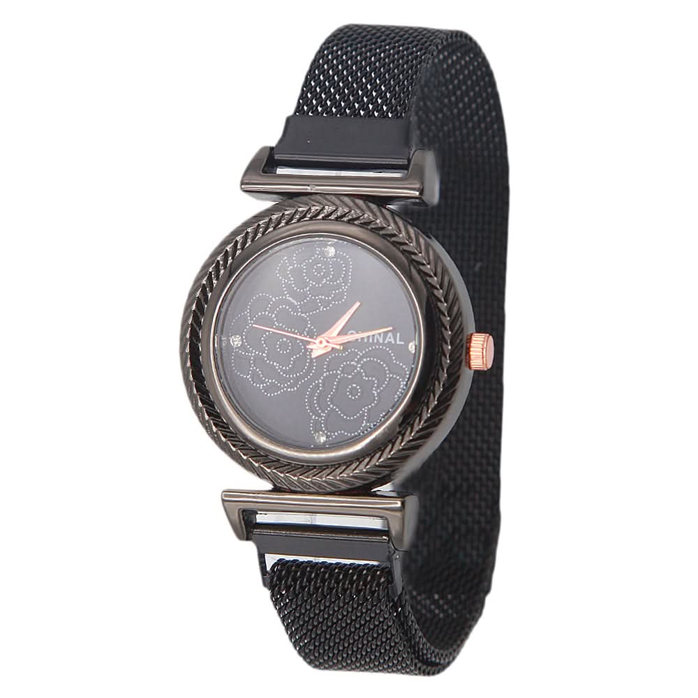 Women's Magnet Watch - Black, Women, Watches, Chase Value, Chase Value