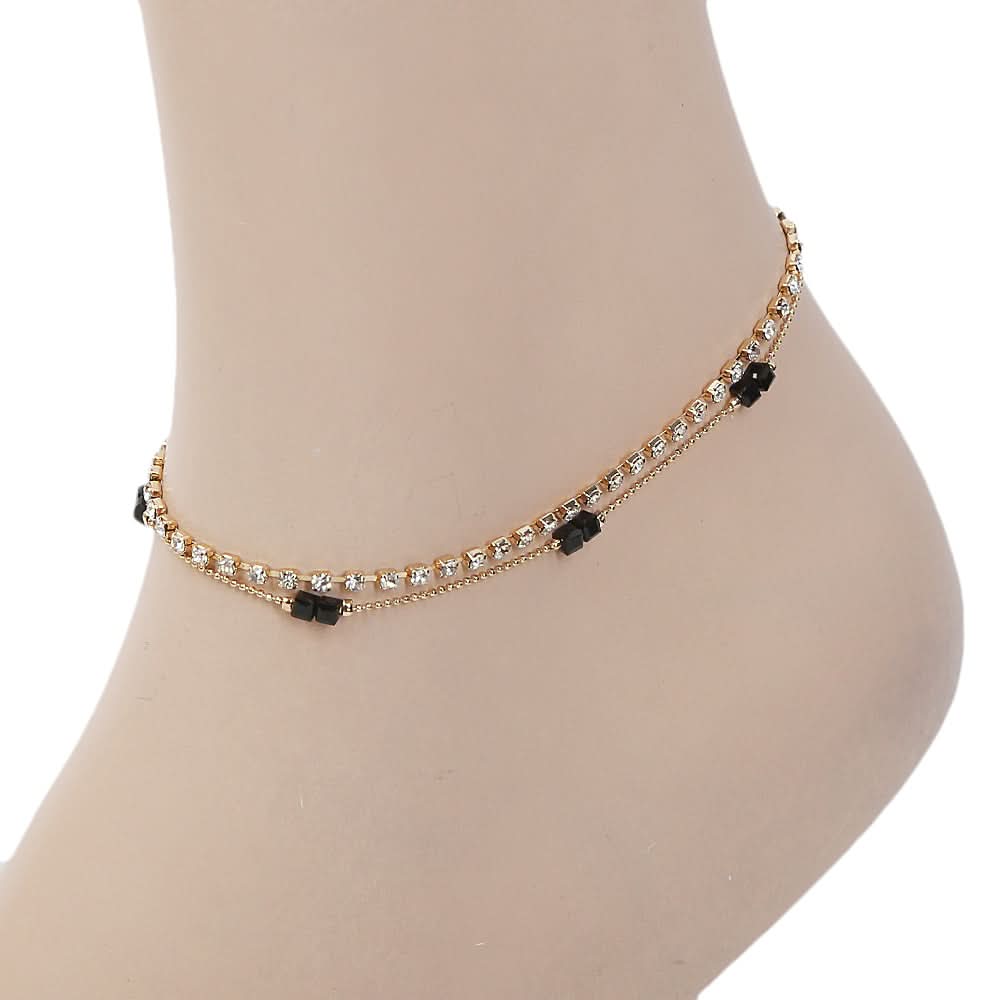 Women's Anklet - Golden, Women, Foot Jewellery, Chase Value, Chase Value