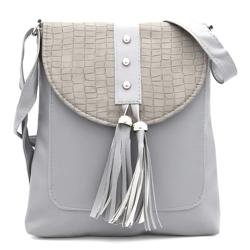 Women's Shoulder Bag ZH-46 - Grey, Women, Bags, Chase Value, Chase Value