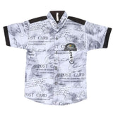 Boys Half Sleeves Casual Shirt - Black, Kids, Boys Shirts, Chase Value, Chase Value