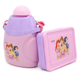 Lunch Box With Water Bottle Pack - Pink, Tiffin Boxes & Bottles, Chase Value, Chase Value