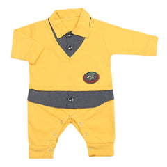 Newborn Boys Full Sleeves Suit - Yellow, Newborn Boys Sets & Suits, Chase Value, Chase Value
